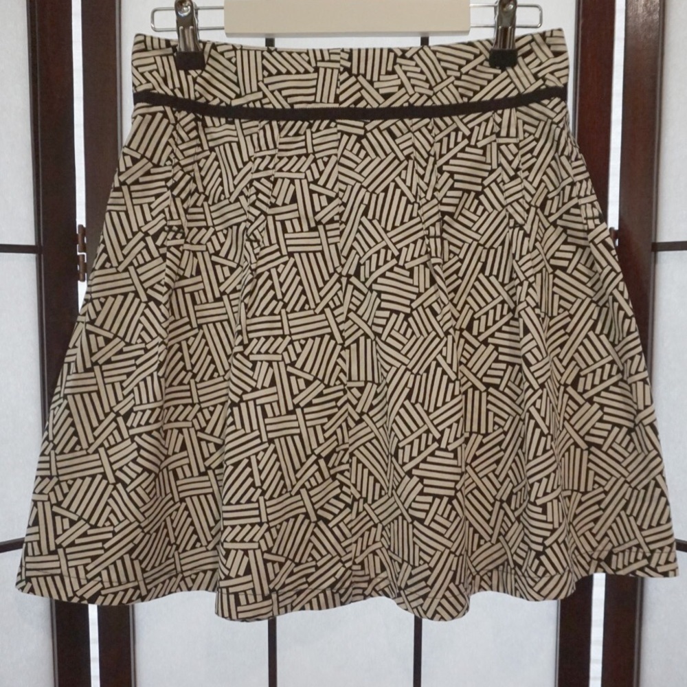LOFT Patterned Skirt - Petite size 00P